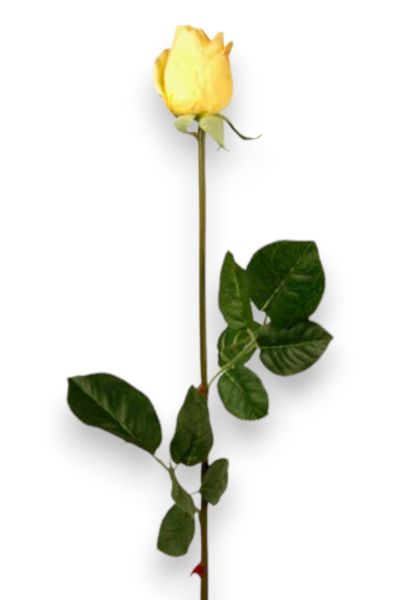 Yapay Çiçek Gül 72cm Sarı