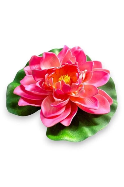 Yapay Nilüfer Lotus Çiçeği 21 cm Pembe