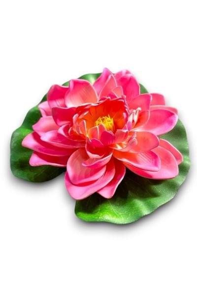 Yapay Nilüfer Lotus Çiçeği 15 cm Pembe