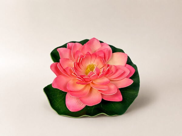 Yapay Nilüfer Lotus Çiçeği 15 cm Pembe