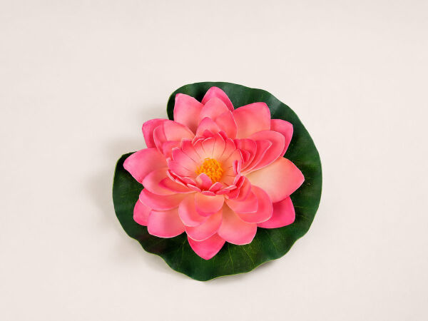 Yapay Nilüfer Lotus Çiçeği 15 cm Pembe