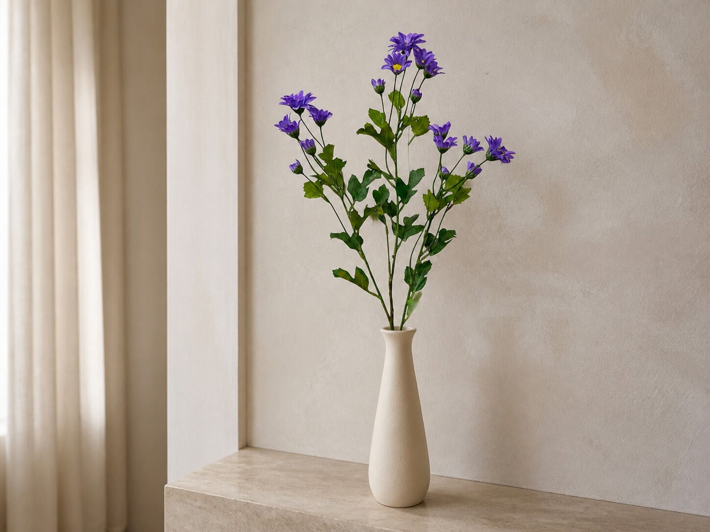 Yapay Papatya Demeti 57 cm Mor