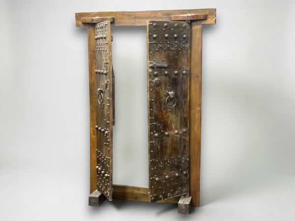 Masif Ahşap Eskitme Han Kapısı