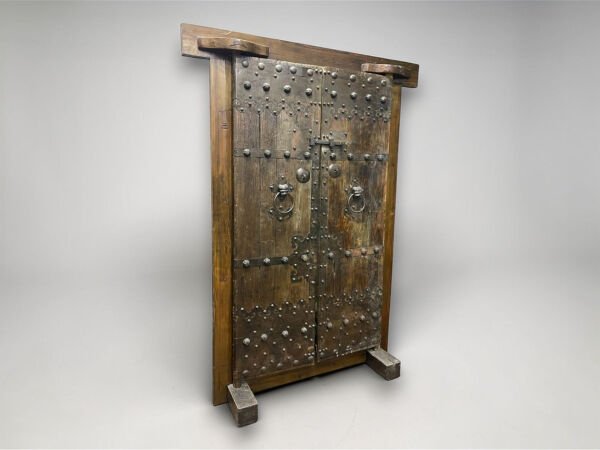 Masif Ahşap Eskitme Han Kapısı