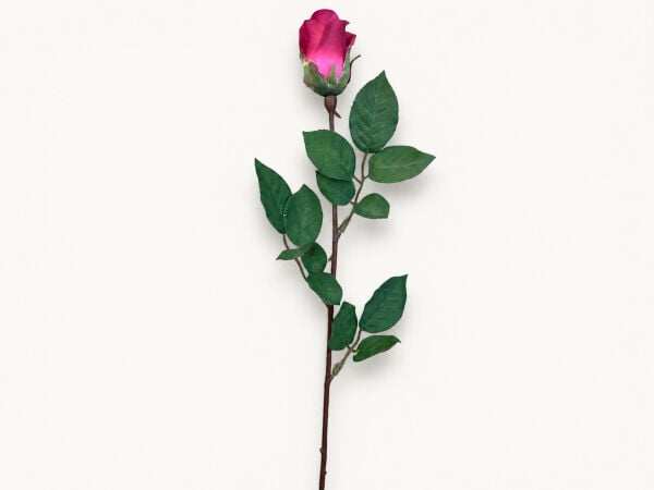 Yapay Gül Tek Dal 65 cm Fuşya