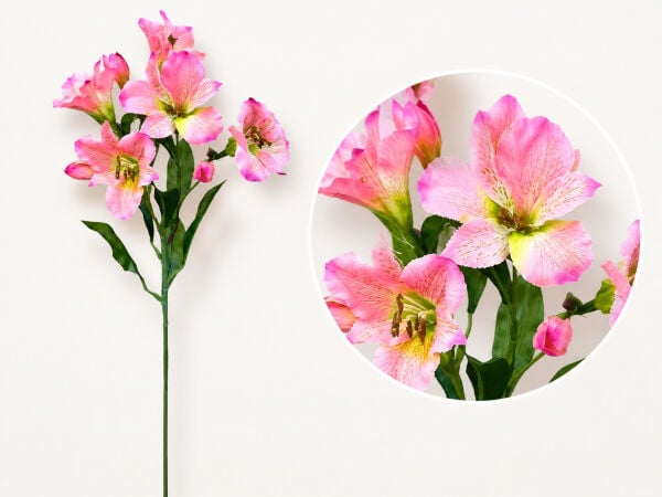 Yapay Peru Zambağı 65 cm Pembe