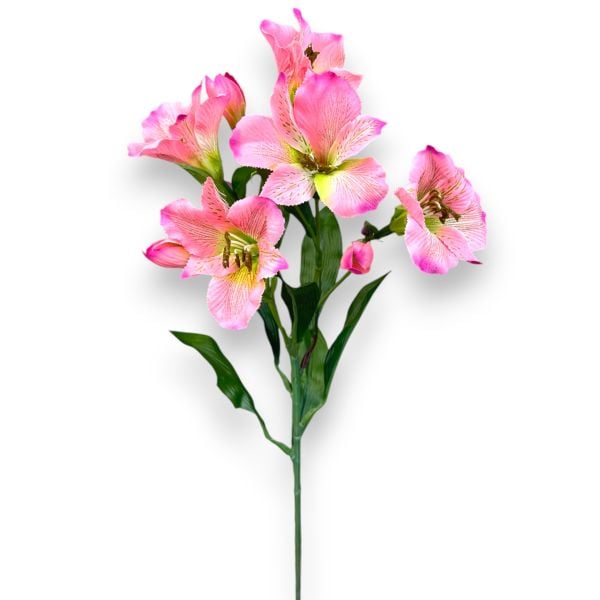 Pembe Peru Zambağı Yapay Çiçek (65 cm)