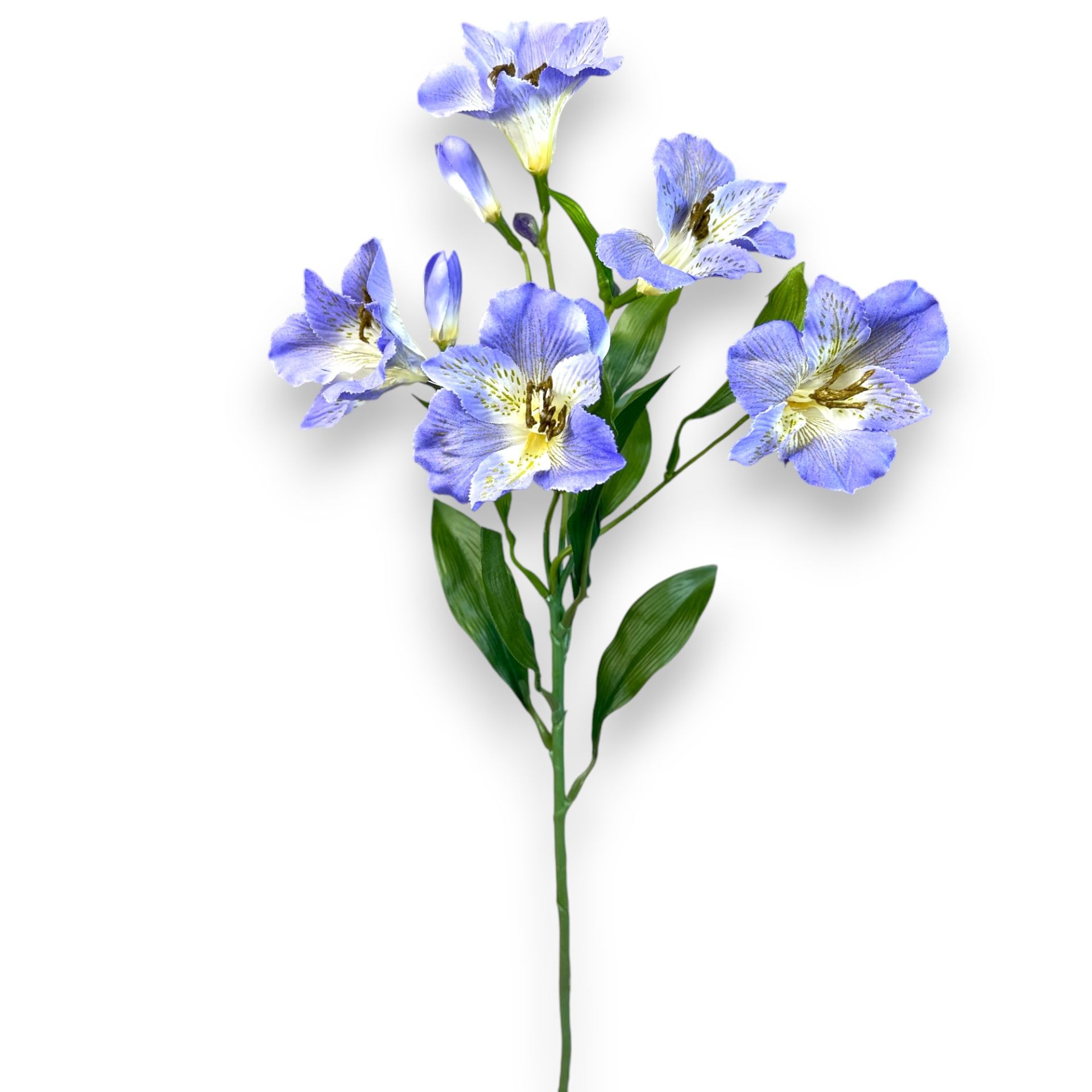 Mavi Peru Zambağı Yapay Çiçek (65 cm)