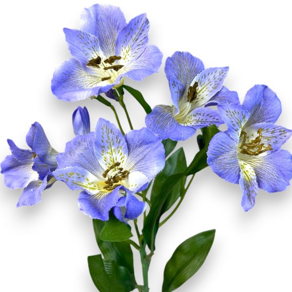 Mavi Peru Zambağı Yapay Çiçek (65 cm)