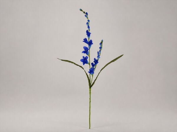 Yapay Glayöl Çiçeği Mavi 75 cm | Uzun Vazo Çiçeği