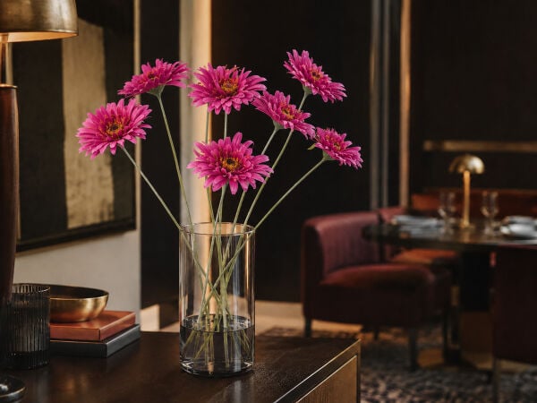 Yapay Gerbera Papatya 60 cm Fuşya