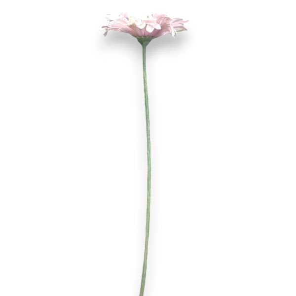 Açık Pembe Yapay Papatya Gerbera Dalı 60 cm