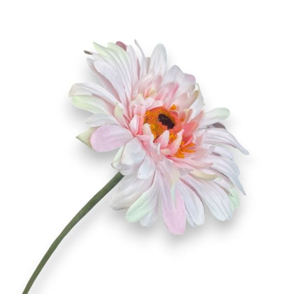 Açık Pembe Yapay Papatya Gerbera Dalı 60 cm