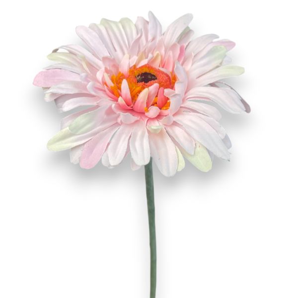 Açık Pembe Yapay Papatya Gerbera Dalı 60 cm