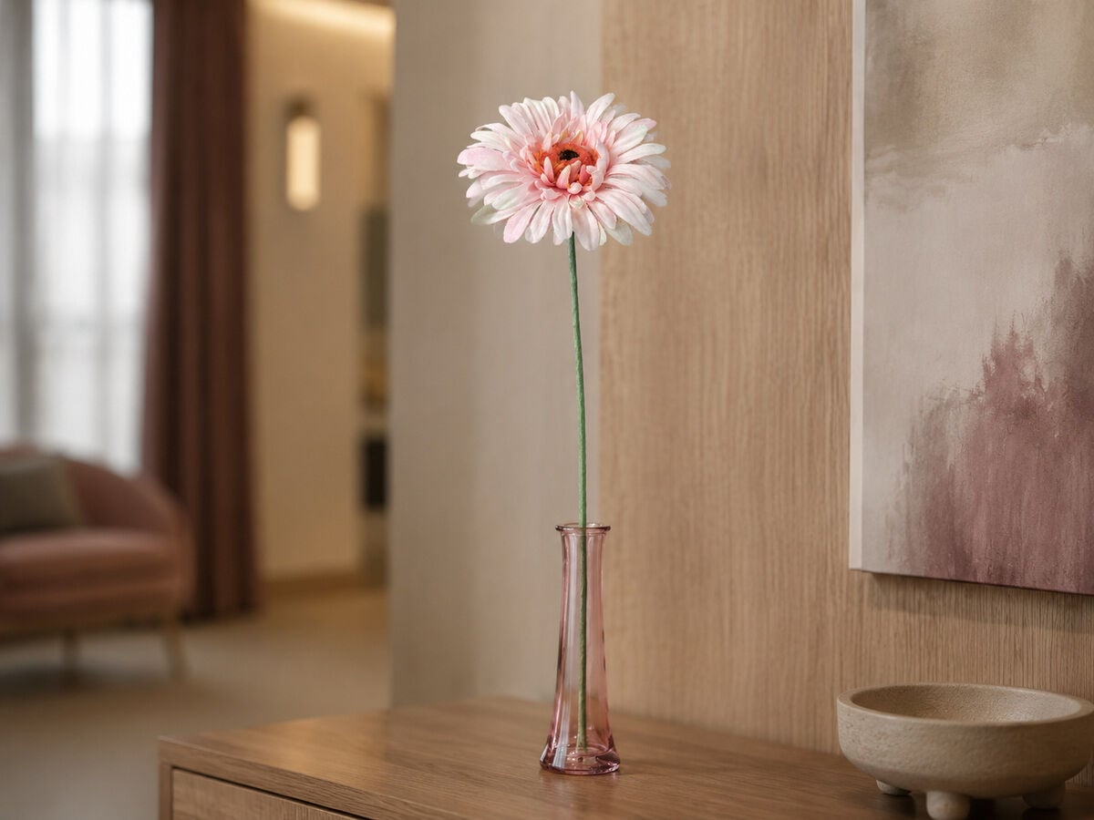 Yapay Gerbera Papatya 60 cm Pembe