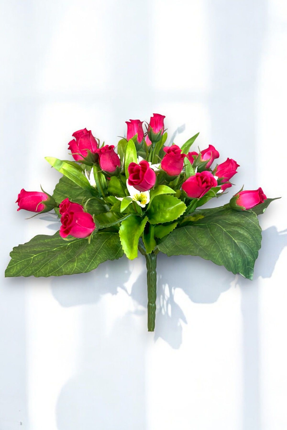 Yapay Gül Buketi Kırmızı 26cm