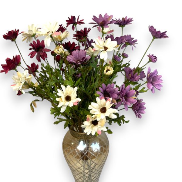 Yapay Papatya Gerbera Demeti Mor
