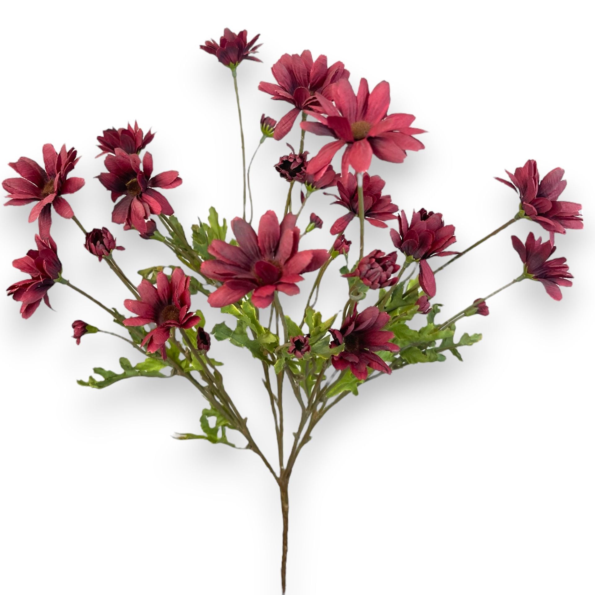 Yapay Papatya Gerbera Demeti Bordo