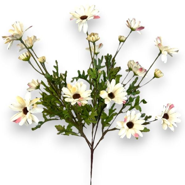 Yapay Papatya Gerbera Demeti Krem
