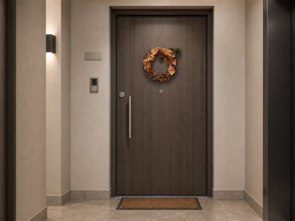 Kapı Süsü Dekoratif Çelenk Aspen 32 cm | Duvar Dekoru
