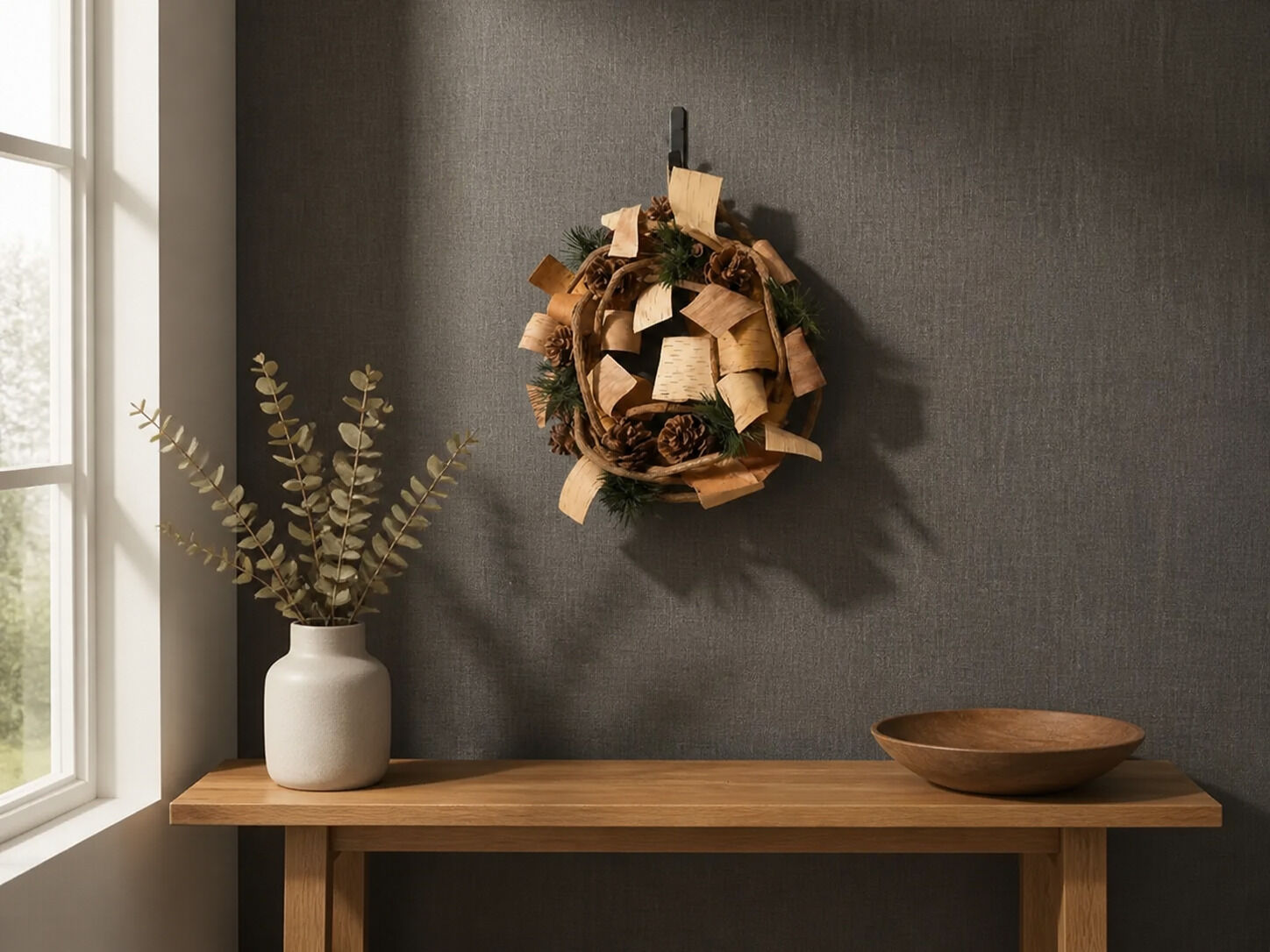 Kapı Süsü ve Dekoratif Çelenk - Sienna 32 cm