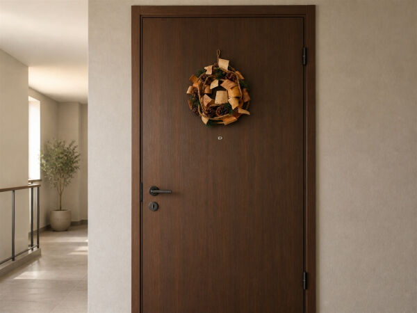 Kapı Süsü Dekoratif Çelenk Sienna 32 cm | Duvar Dekoru