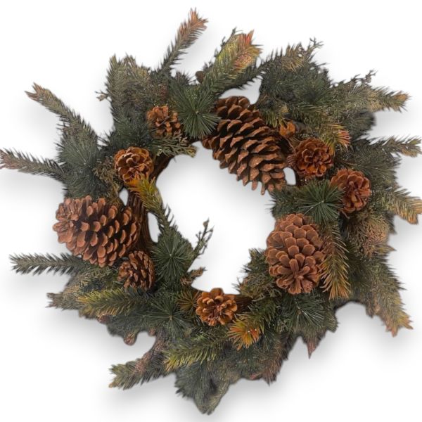 Kapı Süsü, Çelenk Deluxe Pine 50cm