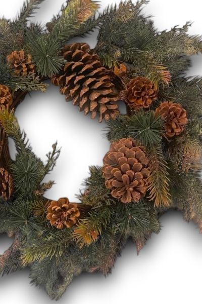 Kapı Süsü, Çelenk Deluxe Pine 50cm