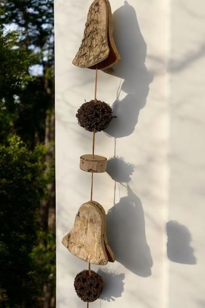 Duvar Dekoru Kapı Süsü Garland Handmade Natural 150cm Bali