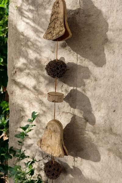 Duvar Dekoru Kapı Süsü Garland Handmade Natural 150cm Bali