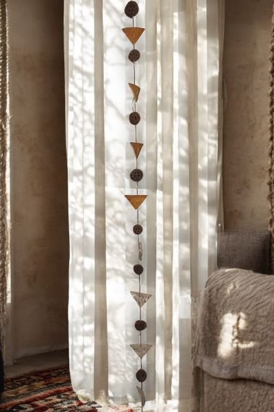 Duvar Dekoru Kapı Süsü Garland Handmade Natural 150cm Fiji