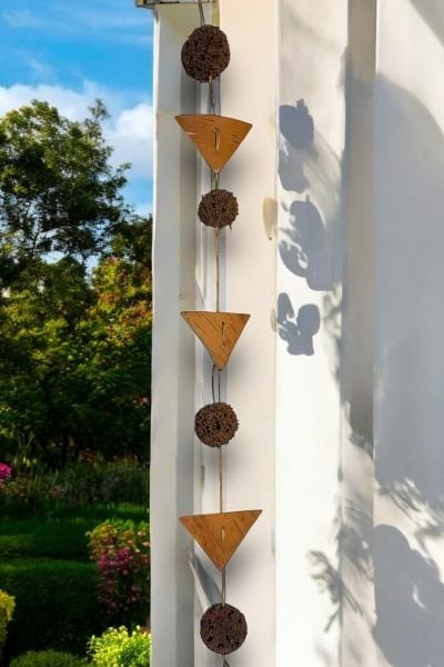 Duvar Dekoru Kapı Süsü Garland Handmade Natural 150cm Fiji