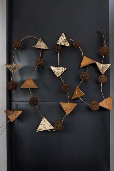 Duvar Dekoru Kapı Süsü Garland Handmade Natural 150cm Fiji