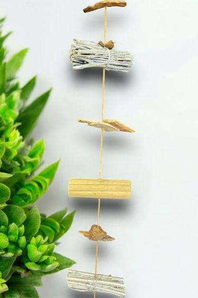 Duvar Dekoru Kapı Süsü Garland Handmade Natural Bambu 150cm