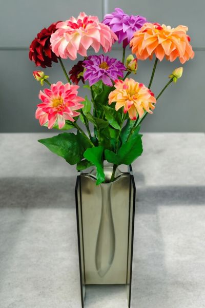Dahlia Yıldız Çiçeği 60cm Turuncu