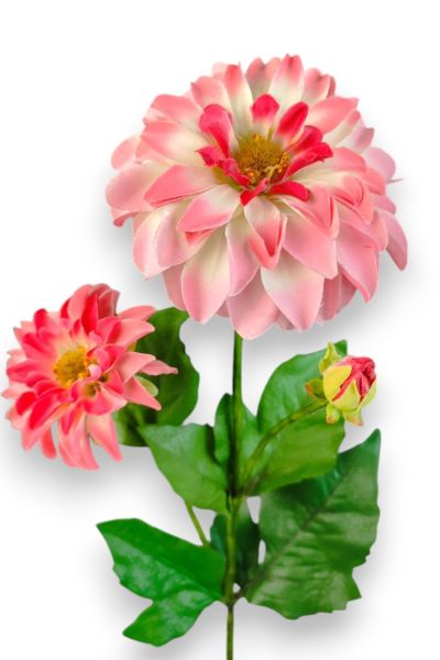 Pembe Yapay Yıldız Çiçeği Dalı 60 cm