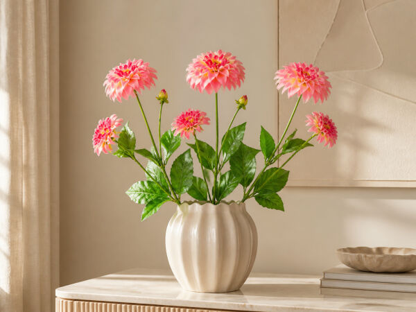 Yapay Yıldız Çiçeği 60 cm Pembe