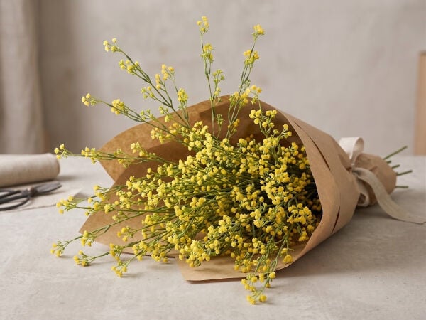 Yapay Çiçek Cipso 72 cm Sarı