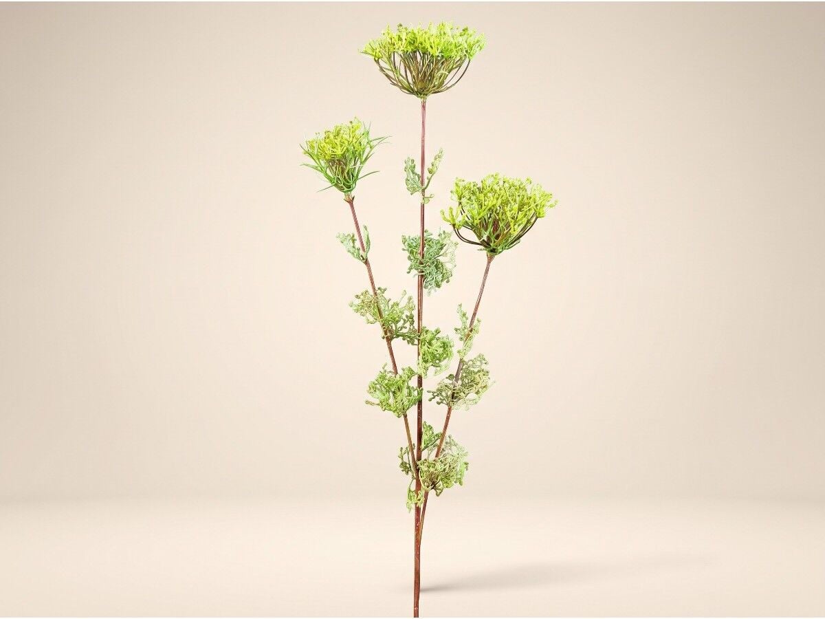 Dekoratif Yapay Çiçek Dalı Yeşil Kır Çiçeği – Uzun Vazo Çiçeği (70 cm) - SH224820-G
