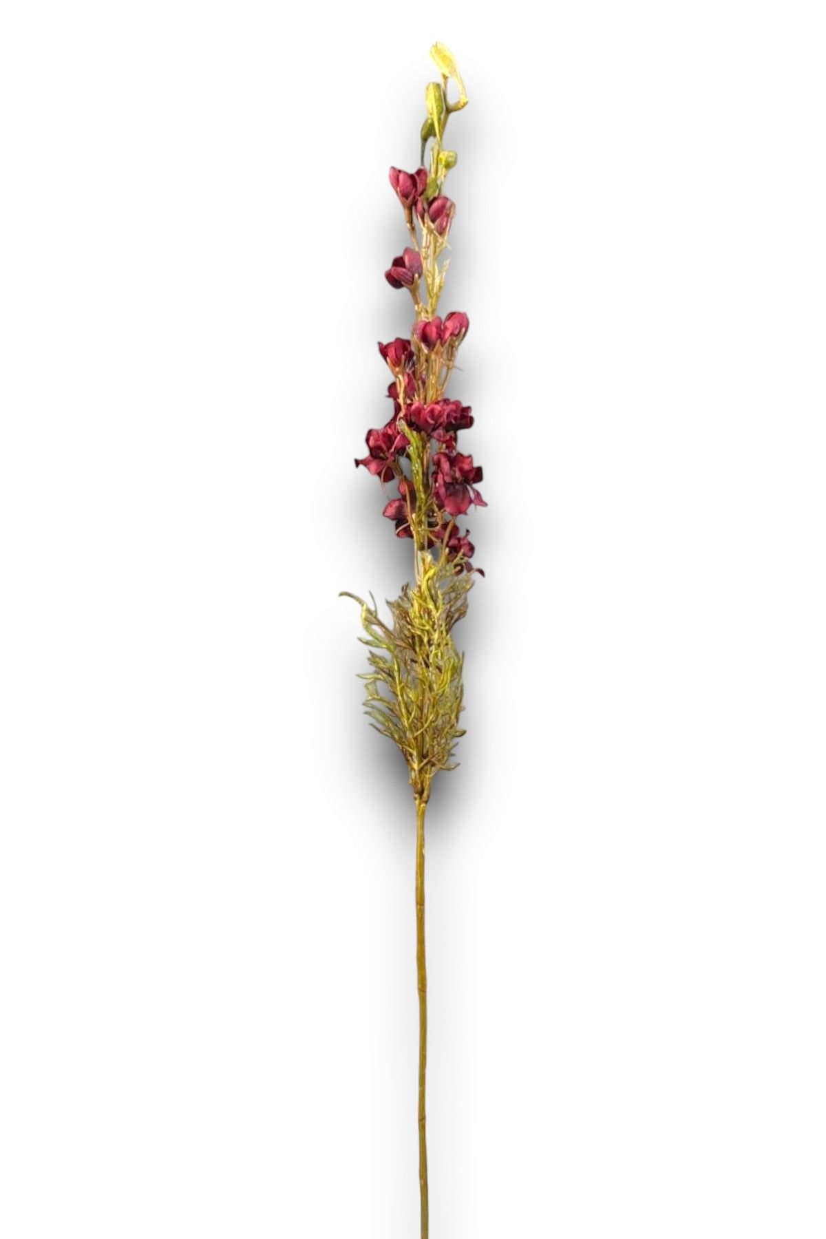 Yapay Çiçek Delfinyum Hezaren 72cm Bordo