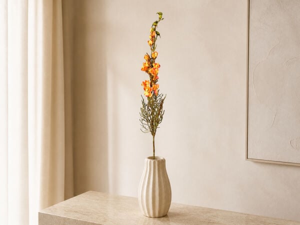 Yapay Delfinyum Dalı 72 cm Turuncu