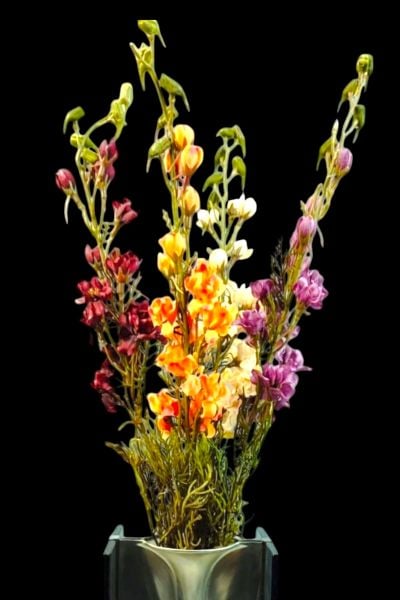 Yapay Çiçek Delfinyum Hezaren 72cm Krem