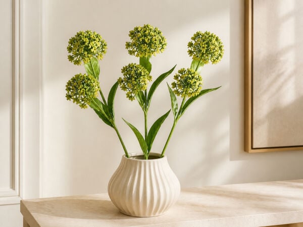 Yapay İpek Otu Dalı 62 cm Yeşil