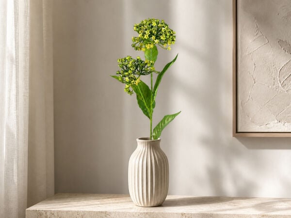 Yapay İpek Otu Dalı 62 cm Yeşil