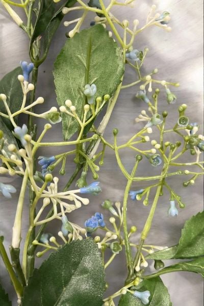 Yapay Patrinia Dalı 80 cm Mavi