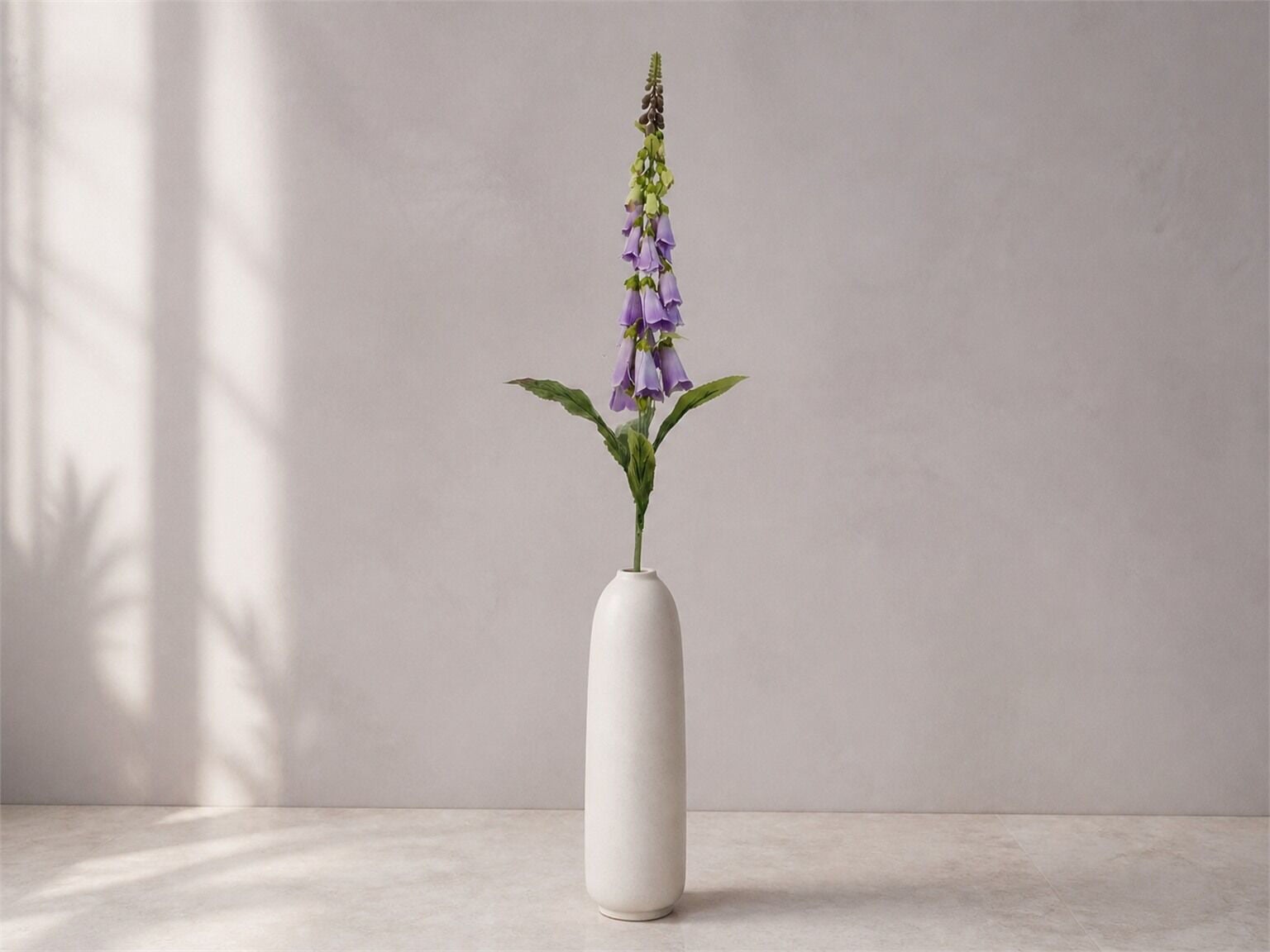 Yapay Çiçek Dalı - Mor 90 cm | Uzun Vazo Çiçeği