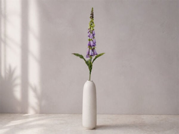 Yapay Çiçekli Dekoratif Dal 90 cm Mor