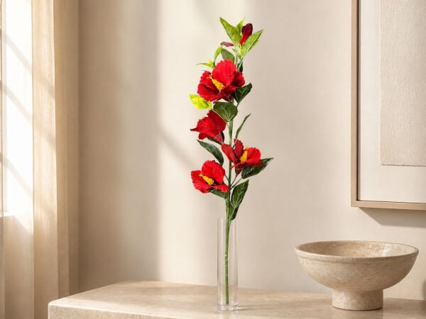 Yapay Lisyantus 60 cm Kırmızı
