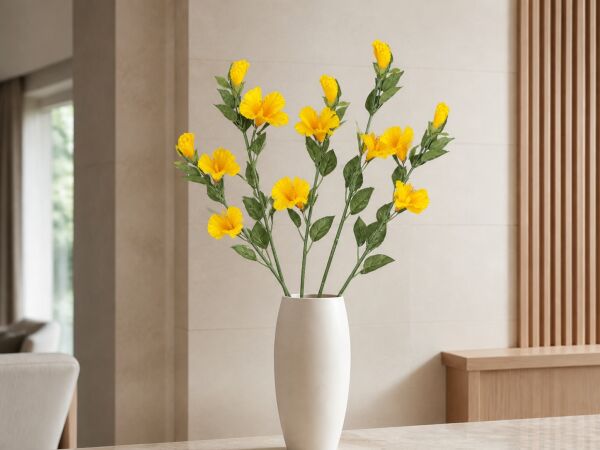 Yapay Lisyantus 60 cm Sarı