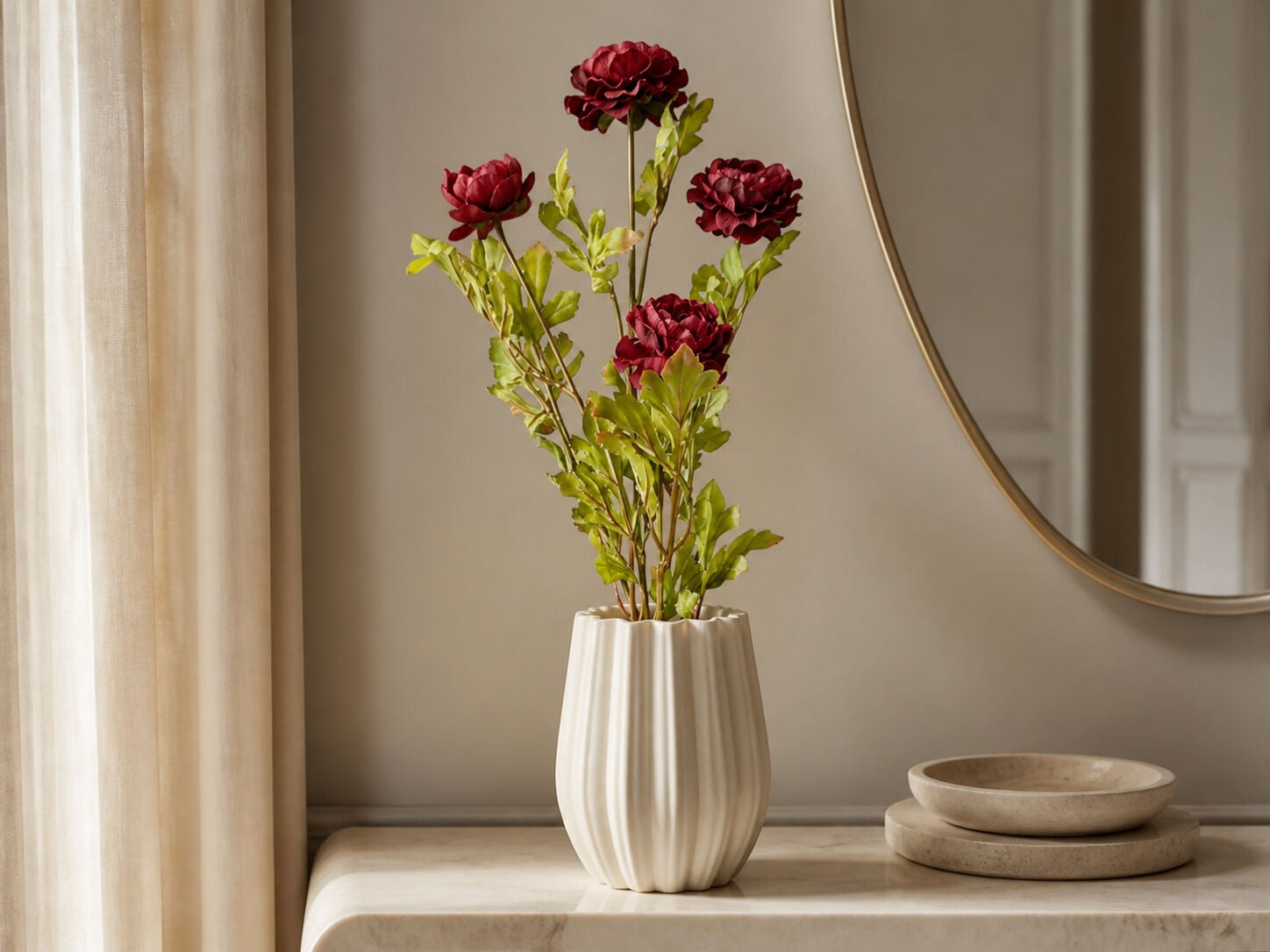 Yapay Şakayık Demeti 60 cm Bordo